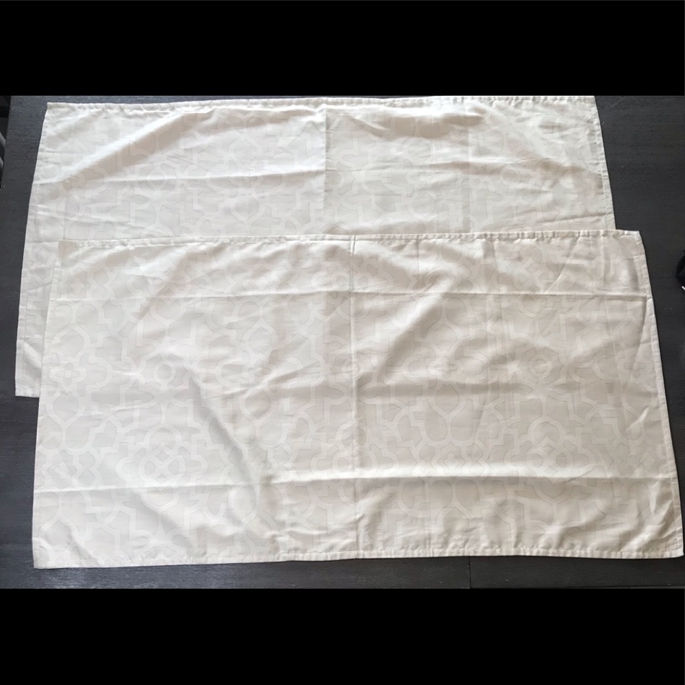 Tommy Bahama King 2 Pillow Shams Neutral Geometric